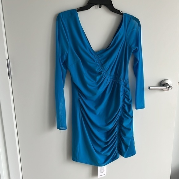 Self-Portrait Ruched Mini Dress - Picture 4 of 5